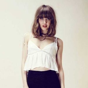 NWT For Love & Lemons Iris Top XS